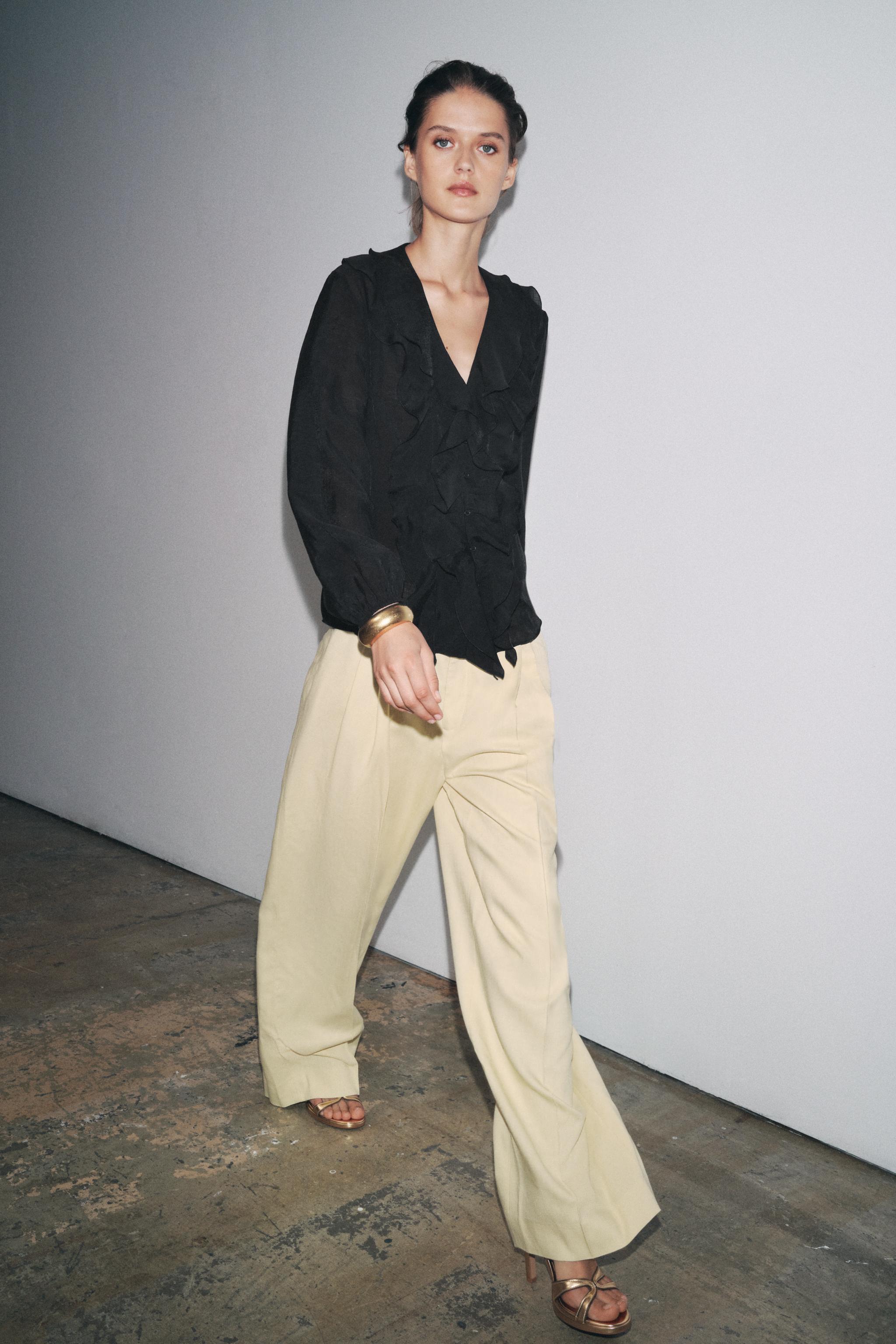 ZW COLLECTION RUFFLED SHIRT